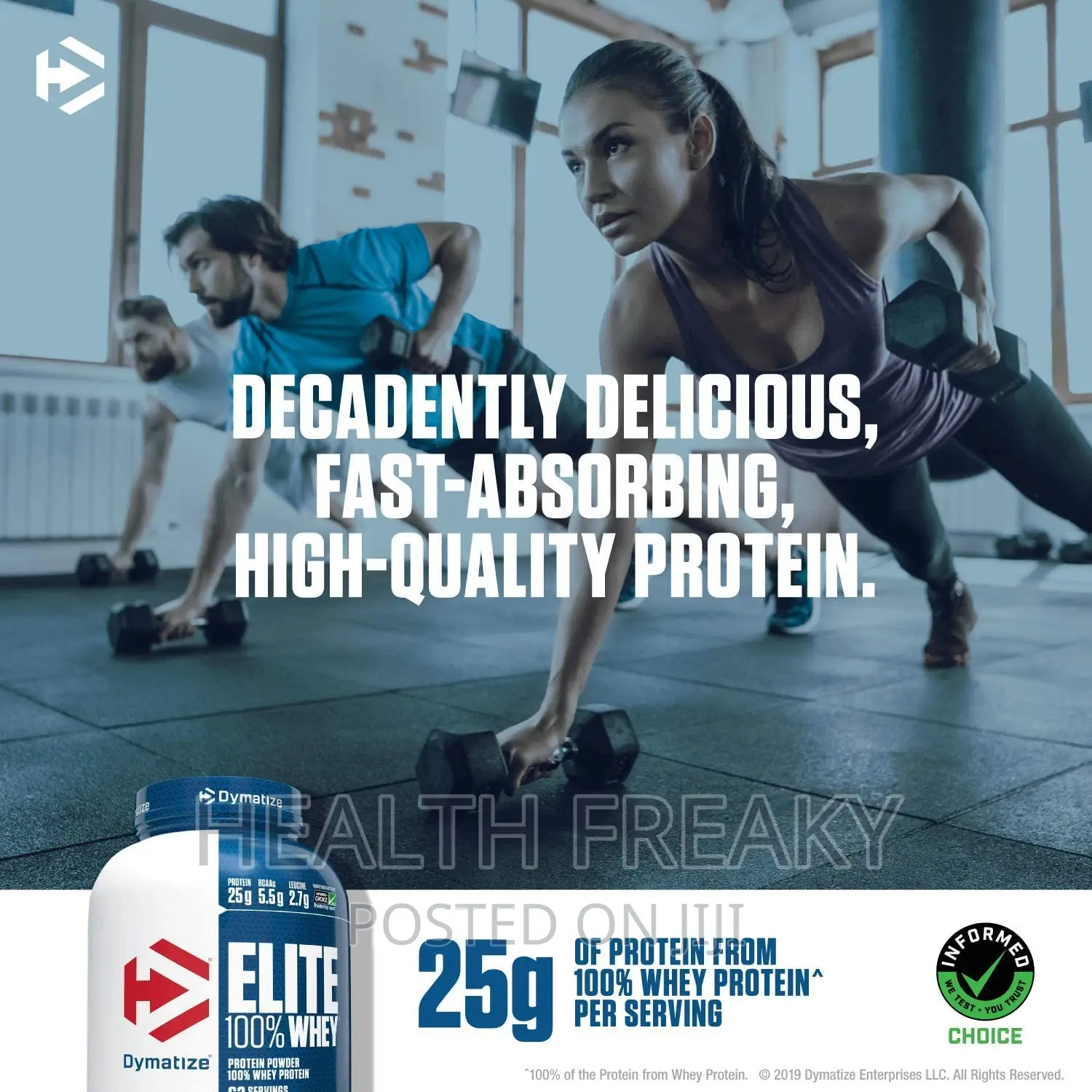 Whey Protein Dymatize Elite 100% Whey Muscle Builder 2lb