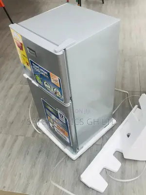 Nasf2-120 Topfreezer Doubledoor Nasco Gray Fridge