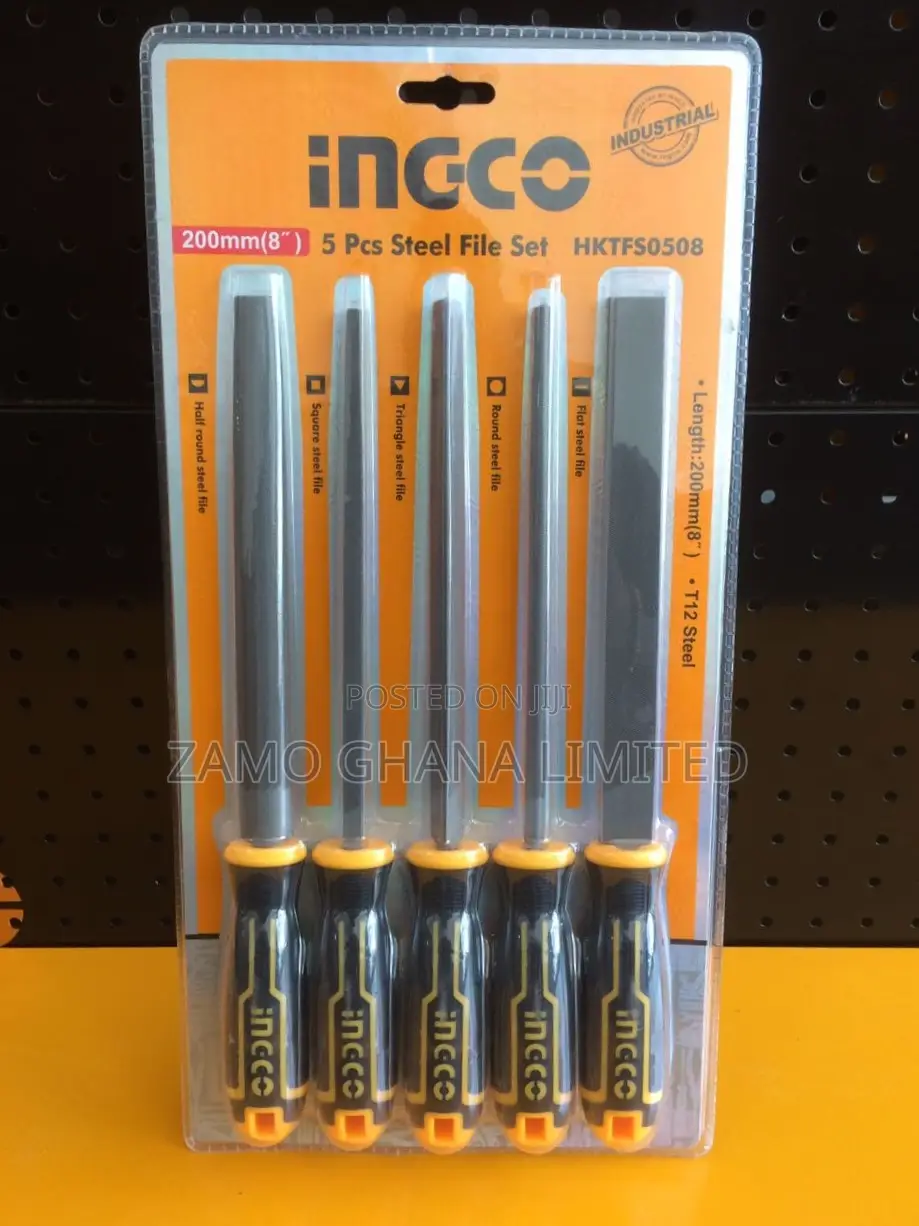 5 PCS Steel File Set - Hktfs0508