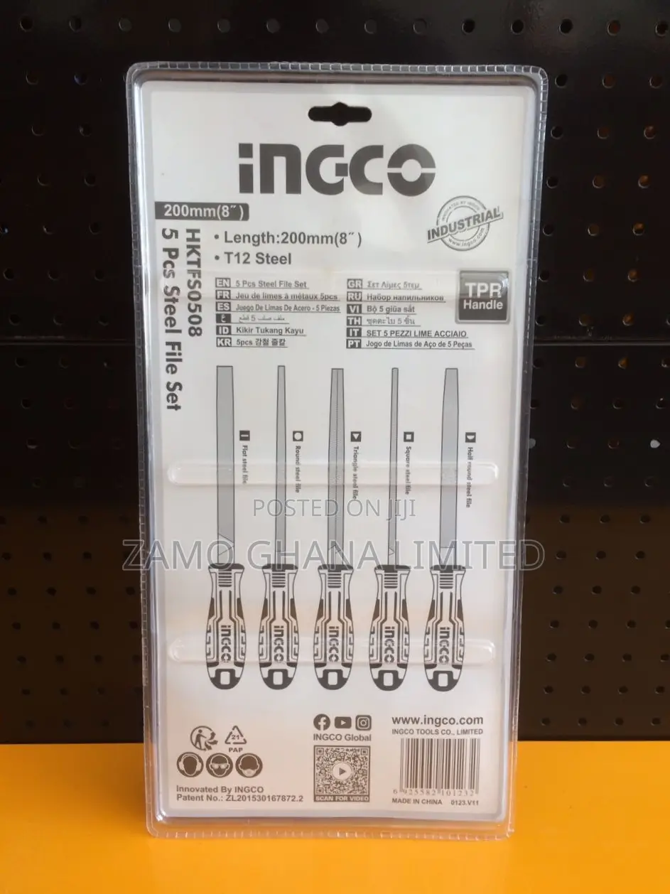 5 PCS Steel File Set - Hktfs0508