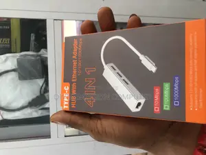 4 in 1 Type C Hub With Ethernet Adapter 3.0