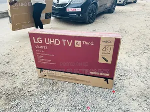 Glossy Sleek Slim UHD Smart Lg 49”UN7340