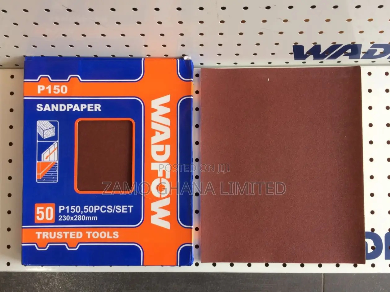 Sandpaper P150 (50pcs) WSM2505 in Kokomlemle Hand Tools, Zamo