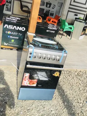 Volcano 4 Gas Cooker Oven With Grill 50x60 Gray