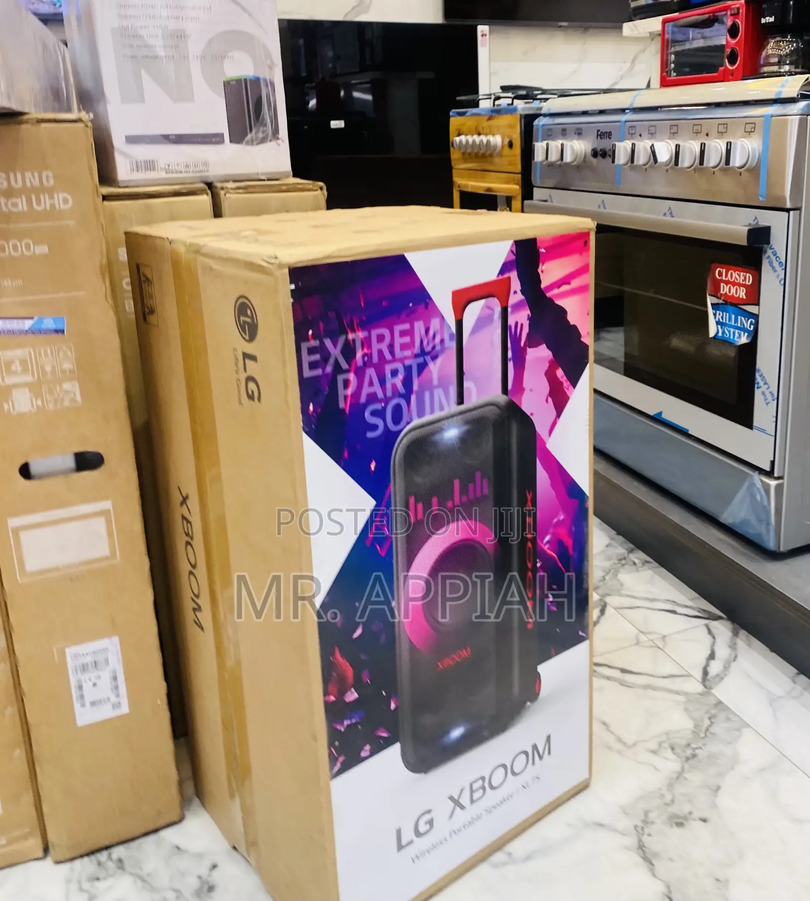 Fresh in Box LG Xboom Portable Bluetooth Speaker XL7S,Black