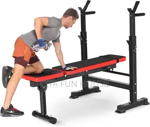 Multi-Functional Workout Bench With 15kg Dumbells Set