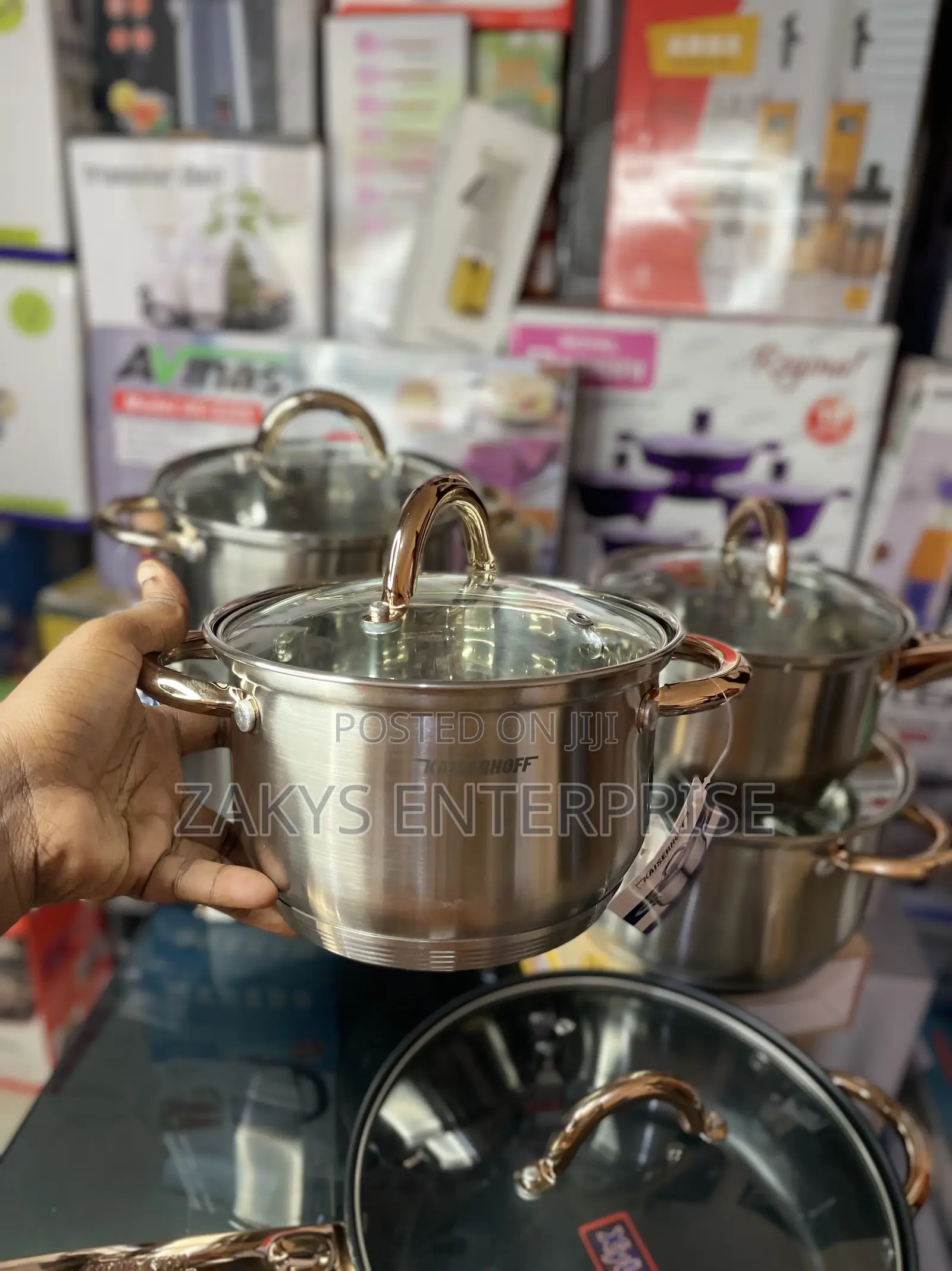 Stainless Steel Cookware 12pcs