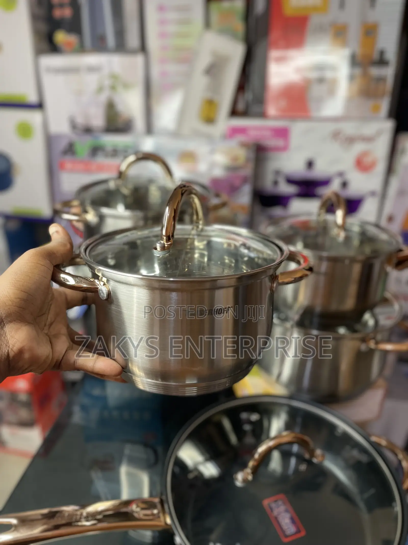 Stainless Steel Cookware 12pcs