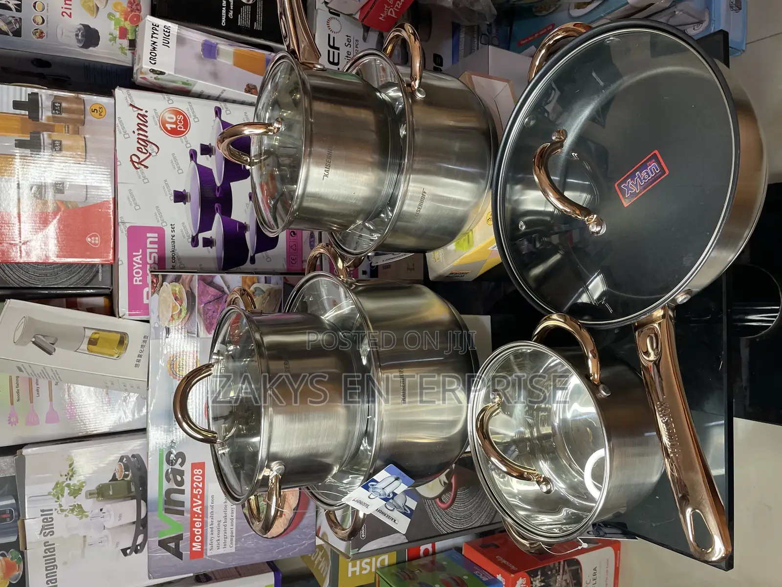 Stainless Steel Cookware 12pcs