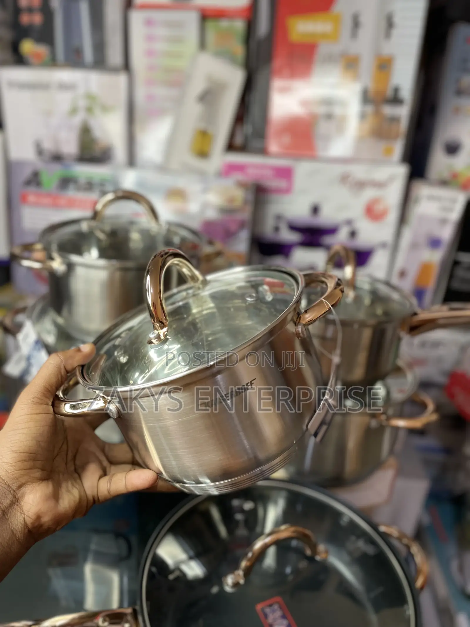 Stainless Steel Cookware 12pcs