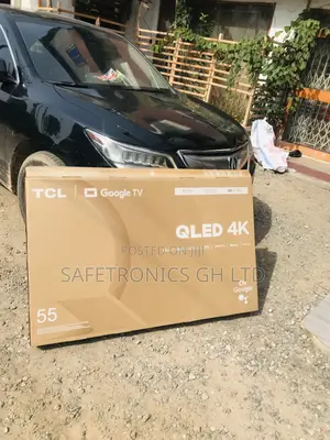 Black Glossy Qled 55 Inches TCL Electric C635 Smart Tv