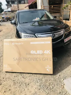 Smart Led Glossy Black Electric TCL C635 55 Inches Tv