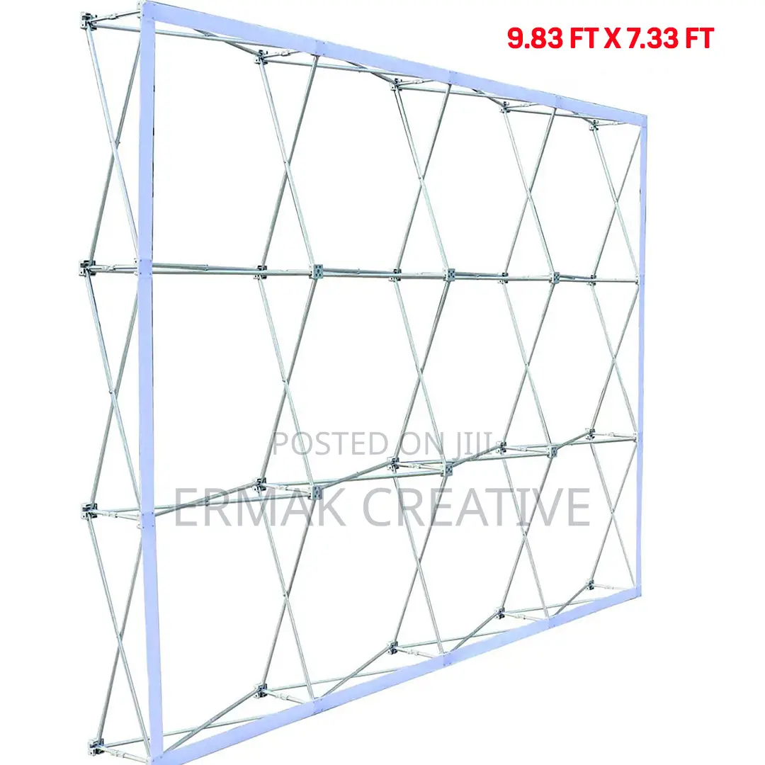 Portable Backdrop With Print ( Collapsible)