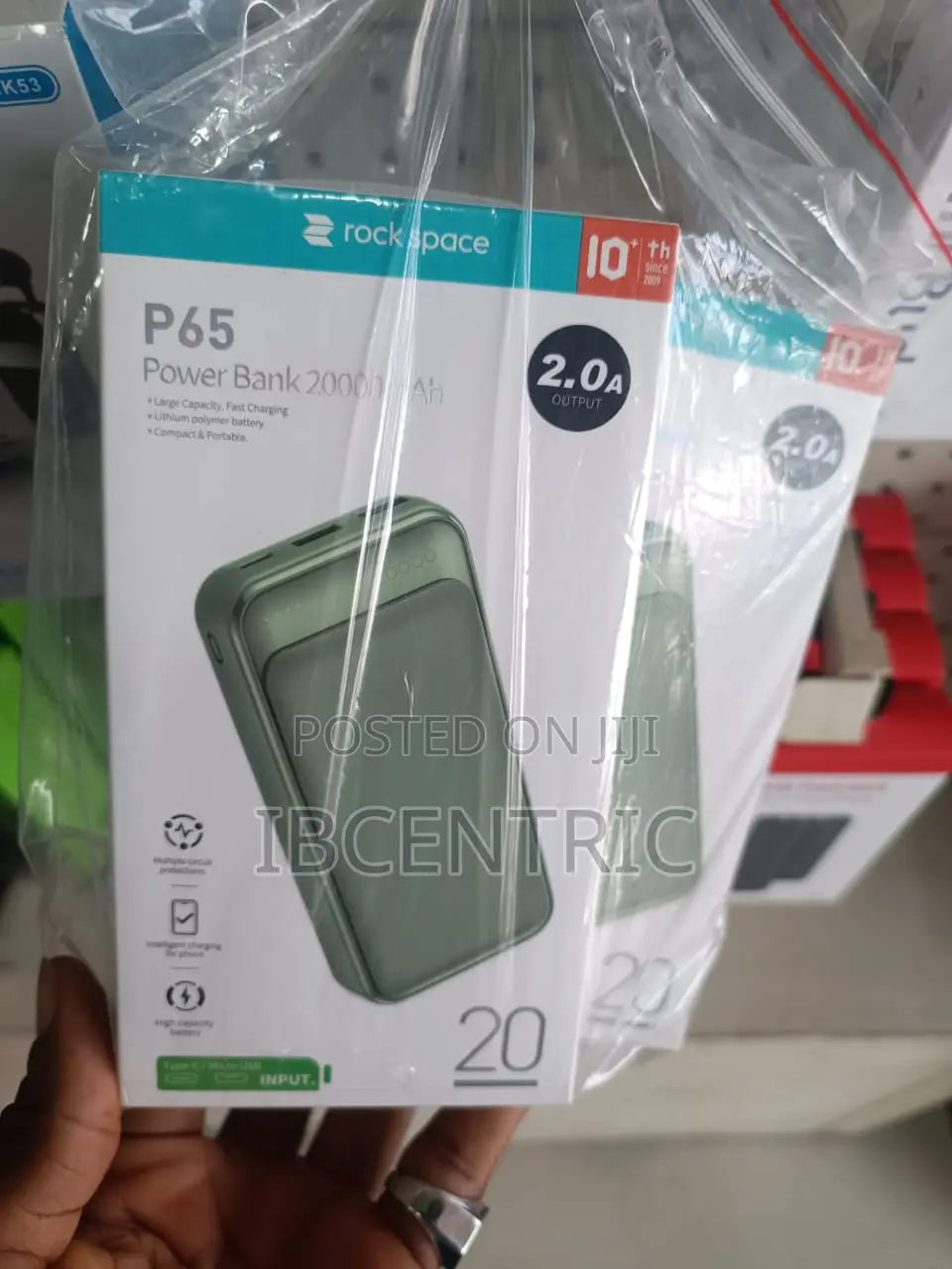 Rockspace 20000mah P65 Power Bank