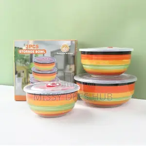 3pcs Rainbow Ceramic Set