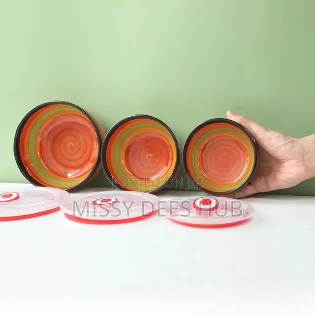 3pcs Rainbow Ceramic Set