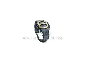 Adinkra Themed Leather Bracelet | Men’S