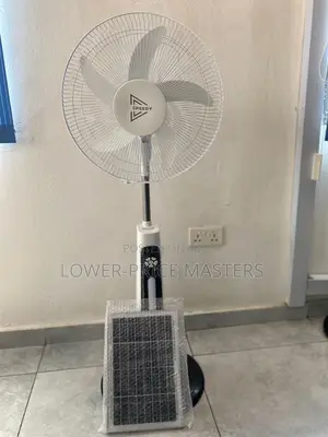 Solar Rechargeable Fan , Usb Ports, Extra Bulbs