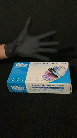 Black Nitrile Gloves