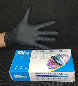 Black Nitrile Gloves
