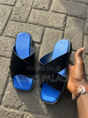 Blue and Black Combo Slippers