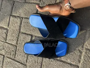 Blue and Black Combo Slippers