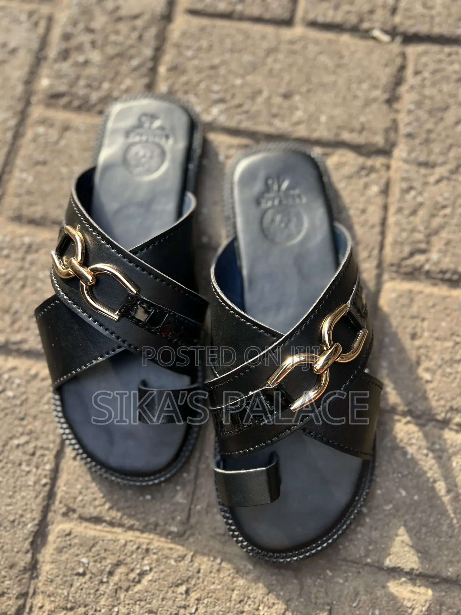 Big Boys Chain Slippers