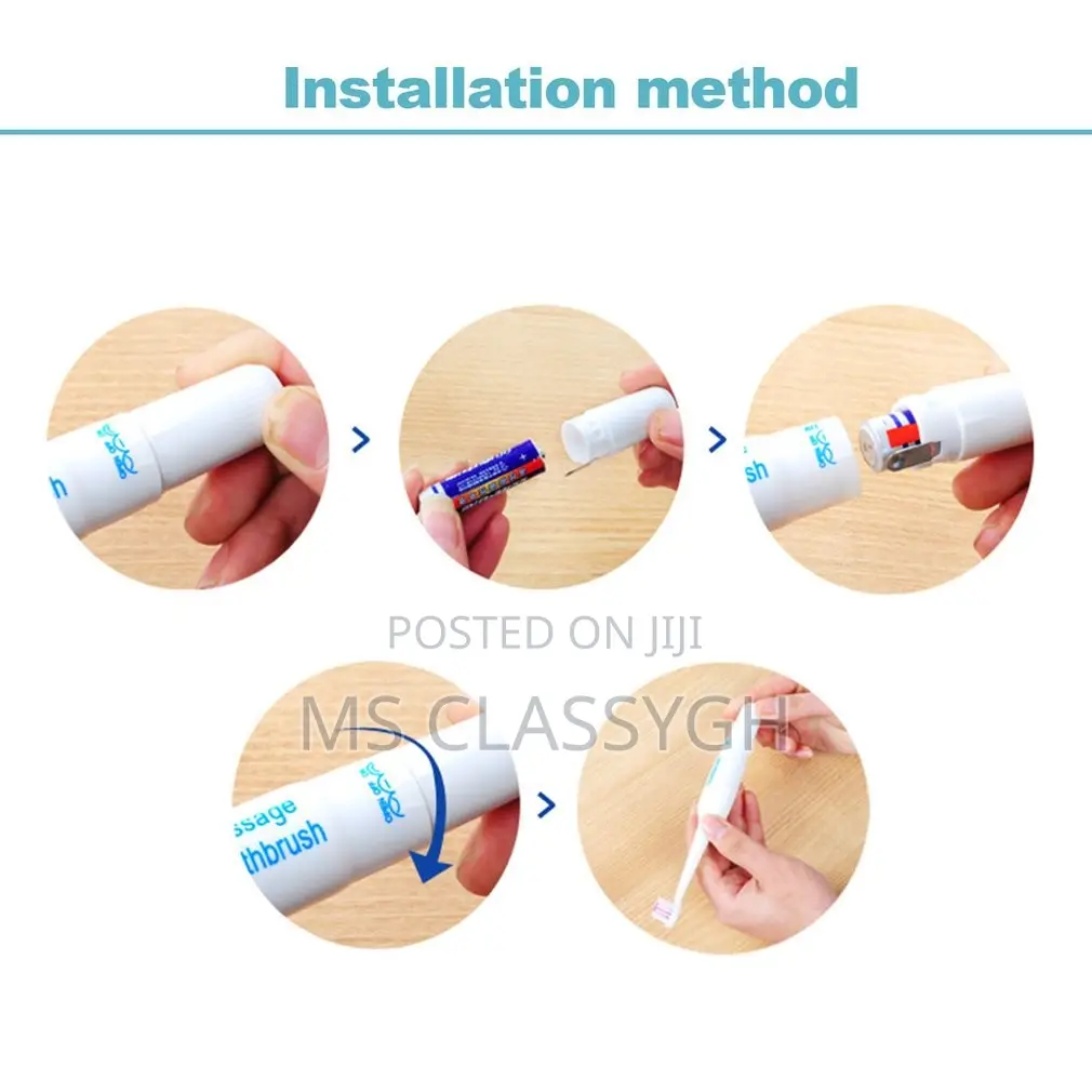 Ultrasonic Massage Electric Toothbrush Waterproof Oral Produ