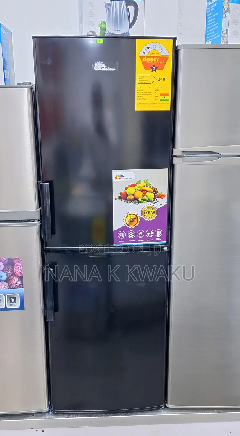 Stainless Steel_rainbow Rf200b Double Door Fridge_freezer