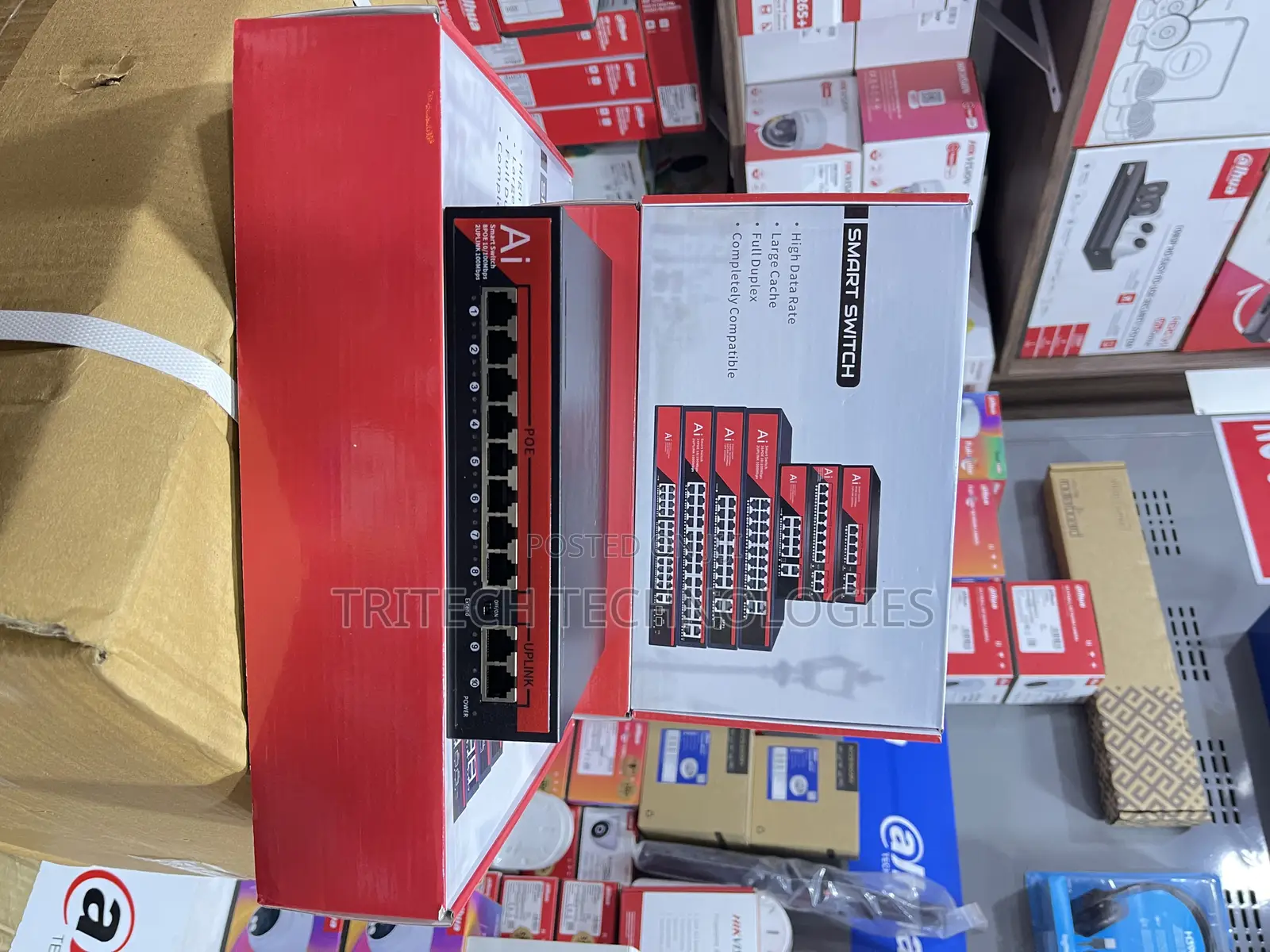 Ai 8port Smart Poe Switch + 2uplink