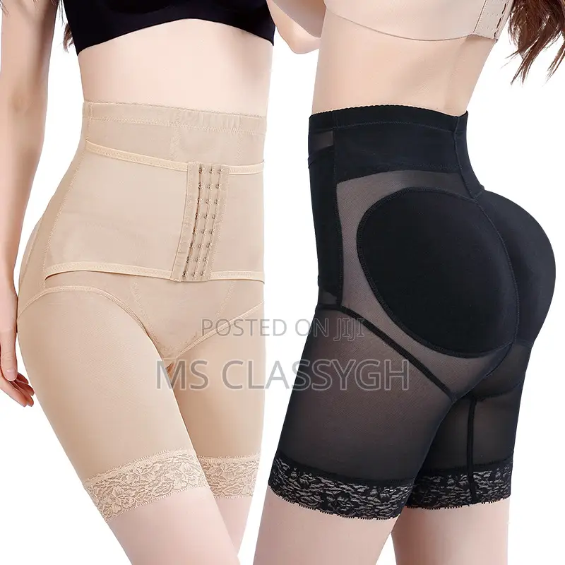 High Waist Tummy Control Butt Lifter Panty Padded