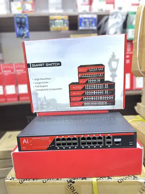 Ai 16port Smart Gigabit Poe Switch +2uplink and +1 SFP