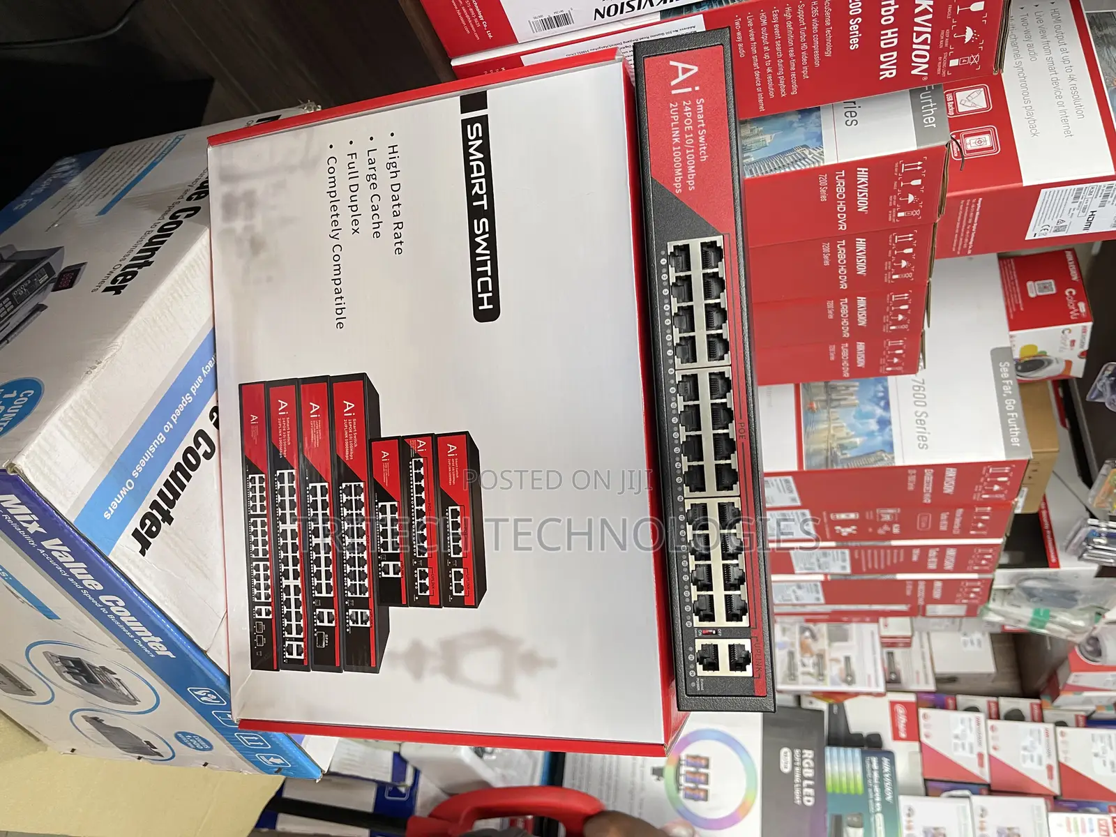 Ai 24port Smart Poe Switch +2uplink Gigabit and +1 SFP
