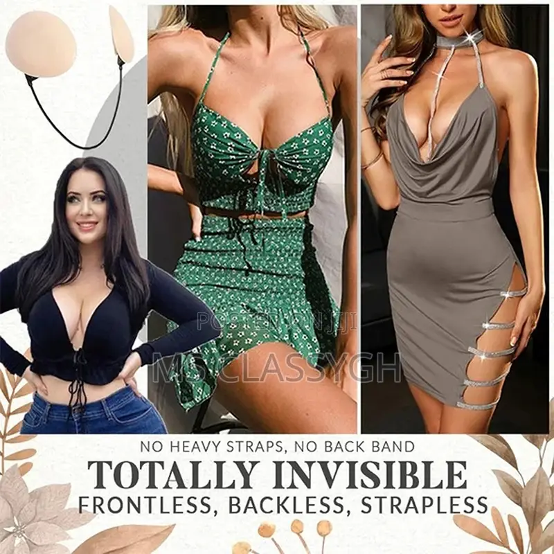 Bra Kit Push-Up Bikini Strapless Invisible Bra Gather Thin