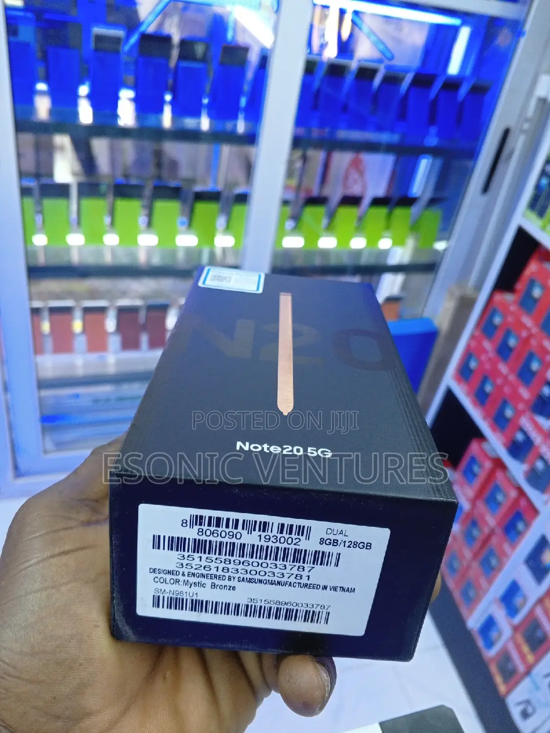 New Samsung Galaxy Note 20 5G 256 GB Bronze