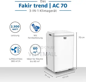 Fakir AC70 Air Conditioner 2,300 Watt