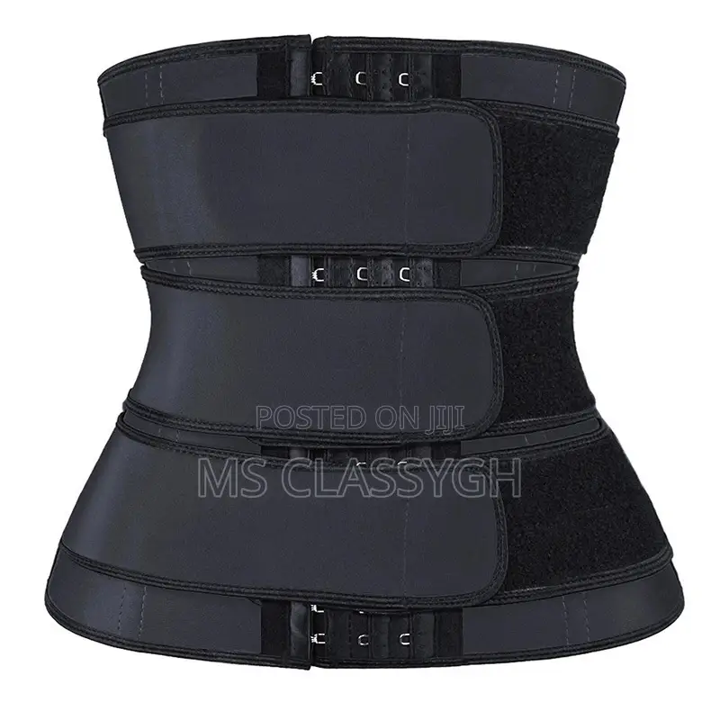 3-Belt Waist Trainer Neoprene Body Shaper Slimming Belt