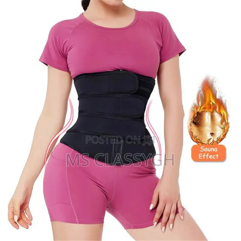 3-Belt Waist Trainer Neoprene Body Shaper Slimming Belt
