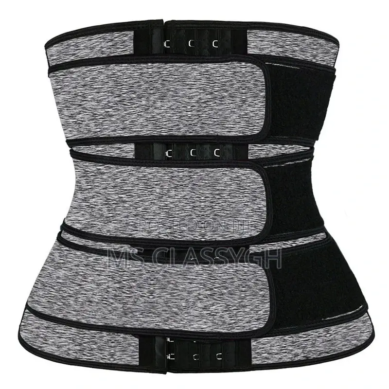 3-Belt Waist Trainer Neoprene Body Shaper Slimming Belt