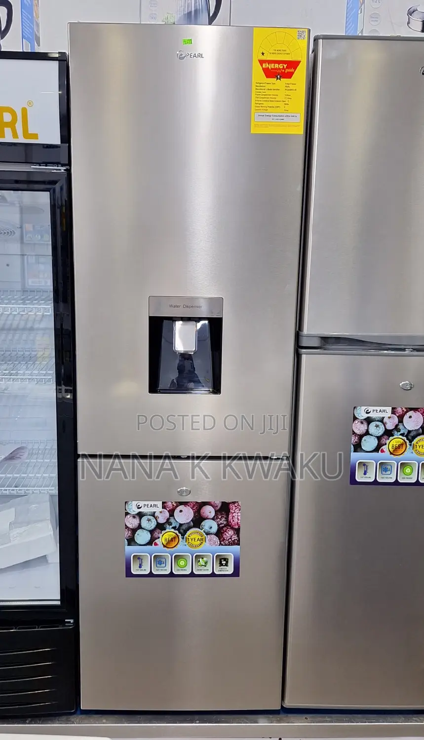 Bottom Freezer Available Pearl Fridge PF-334BWD-2B
