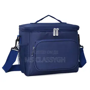 Unisex Thermal Insulated Lunch Bag Food Carrier Tote Oxford