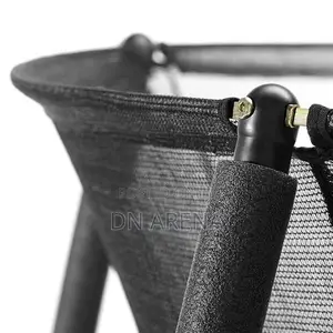 12ft Salta Black Round Comfort Edition Trampoline Enclosure