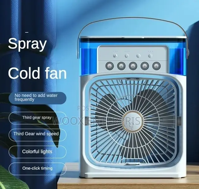 Rechargeable Portable Air Cooler Fan / Humidifier