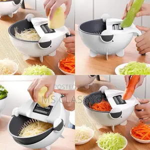 9 in 1 Mult Magic Rotate Vege Slicer With 2L Drain Basket Ve