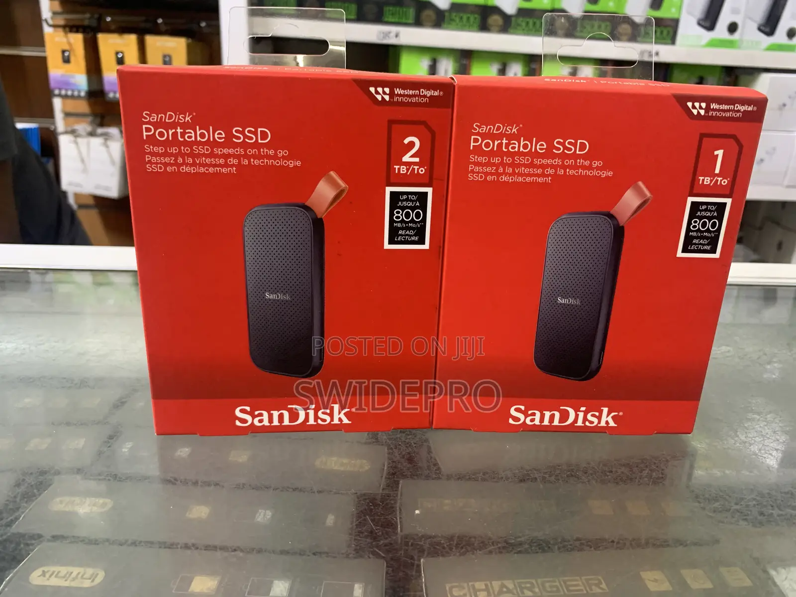 Sandisk SSD Portable 2tb 800mb/S External SSD Drive