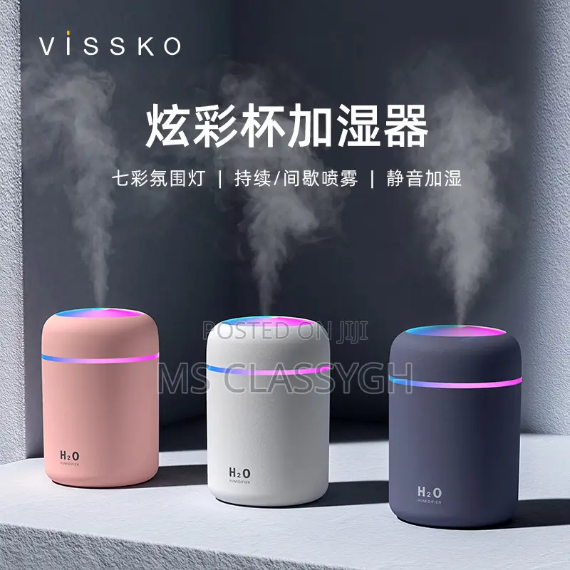 Colorful Cup Air Humidifier Room Office Desktop Home Car Hum