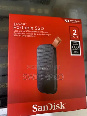 Sandisk SSD Portable 2tb 800mb/S External SSD Drive