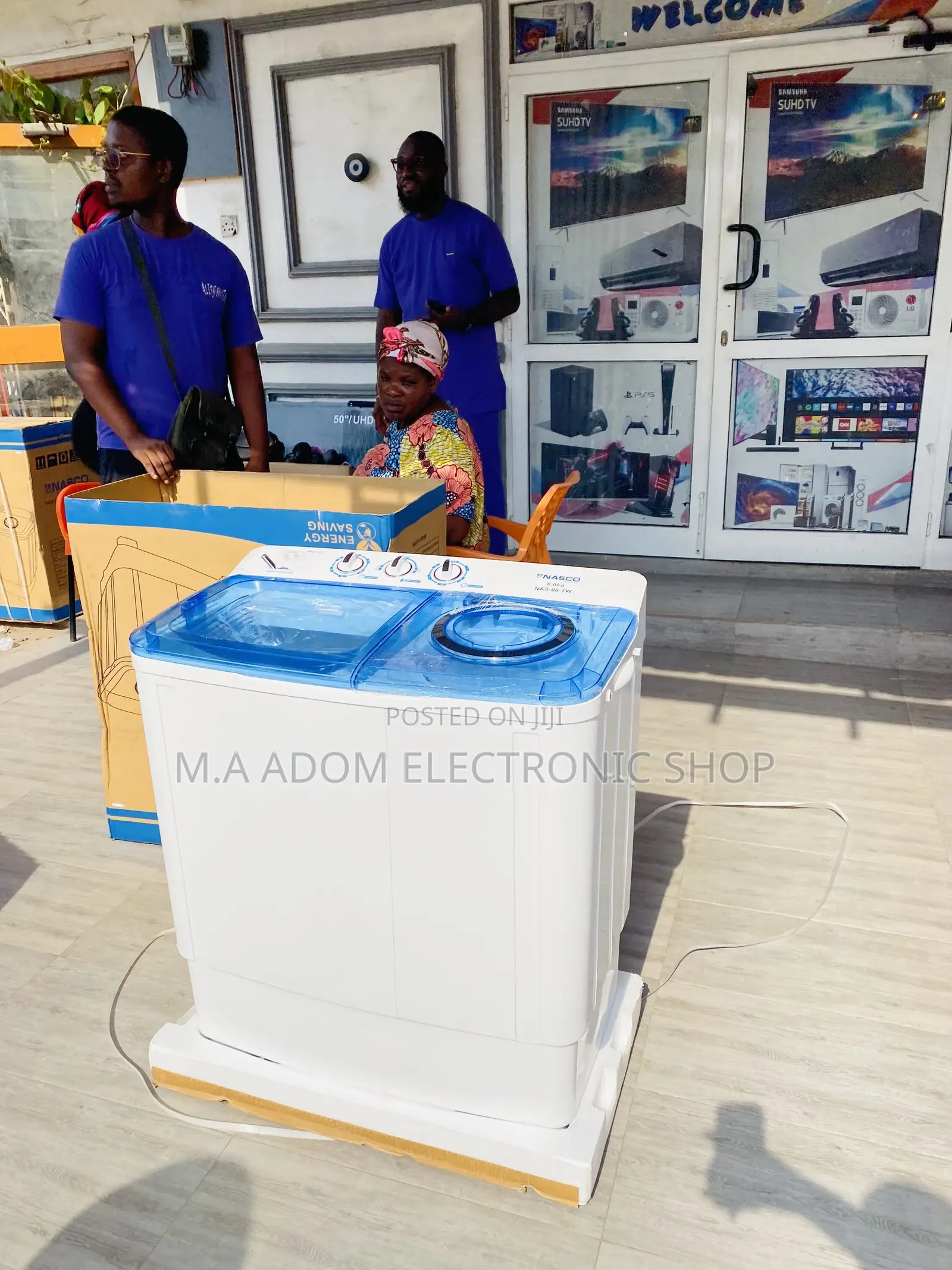 Purchase Original Nasco 8kg Top Load Washing Machine.