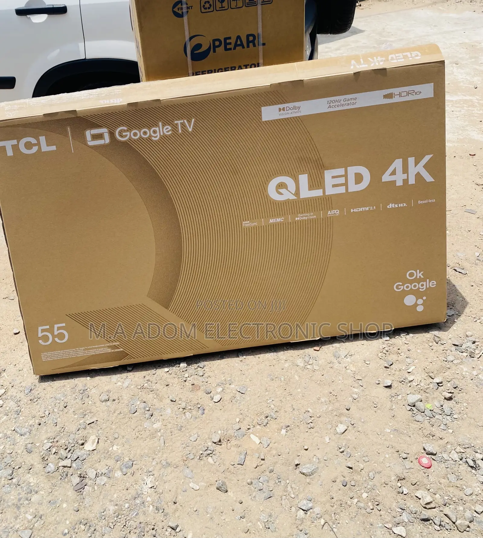 Shop Authentic TCL 55c645 55 Inch Qled Smart Tv(Black).