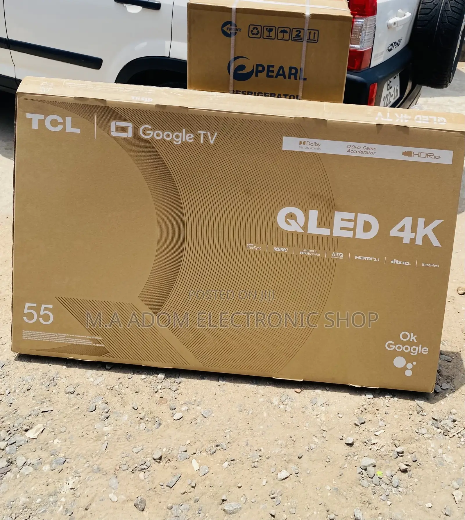 Shop Authentic TCL 55c645 55 Inch Qled Smart Tv(Black).